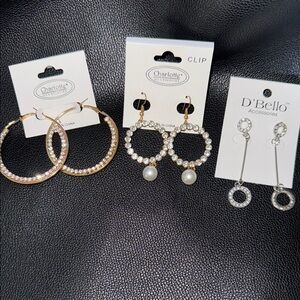 Macy's Gold and Silver Earrings Collection